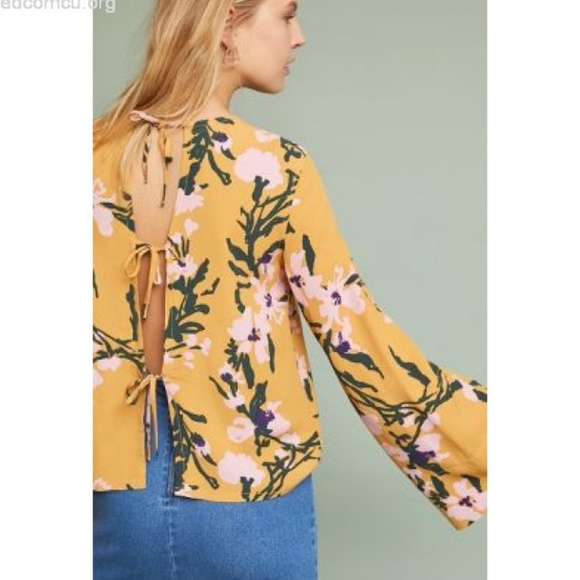 SOLD Marimekko Midiam Blouse Top Anthropologie NWT - Picture 2 of 7